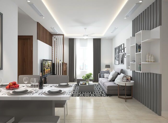 Cho thuê căn hộ 1 phòng ngủ The InterOne Bắc Giang hướng Đông – 36m², gần quảng trường, giá tốt